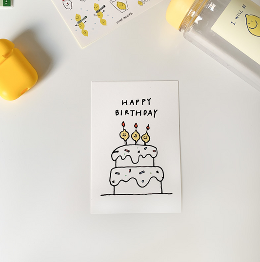 ｜second morning｜ Happy Birthday Postcard