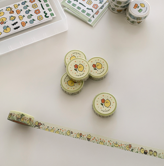 ｜Second Morning｜ With Flower Masking Tape