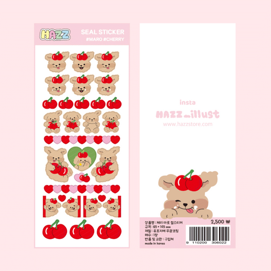 ｜HAZZ｜ Cherry Maro Sticker