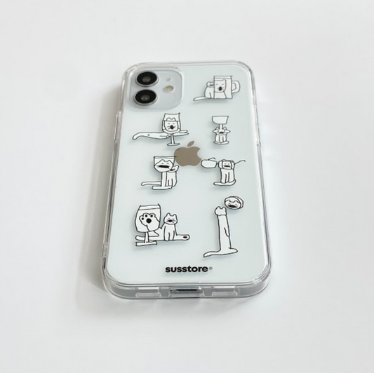 ｜SUSSTORE｜ Meaoong Clear Hard Case ver.2