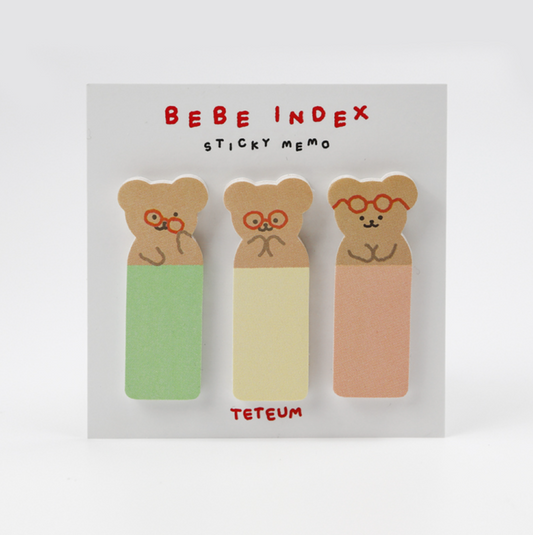 ｜TETEUM｜ BEBE INDEX STICKY NOTE