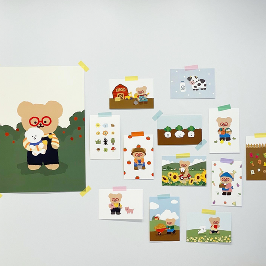 ｜TETEUM｜ TINY FOREST POSTCARDS