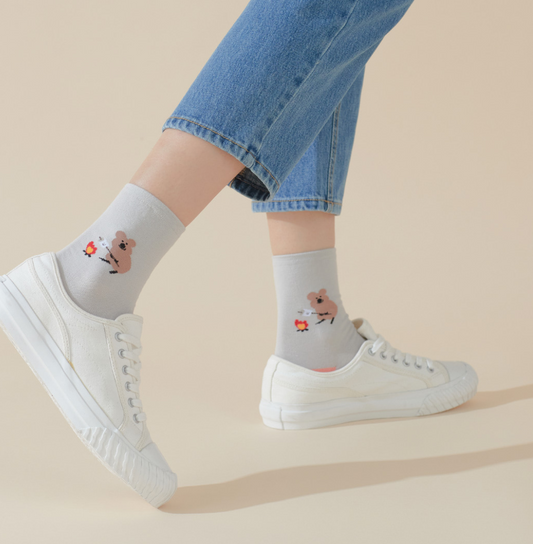 ｜Sockstaz X Dinotaeng｜ S'more Socks