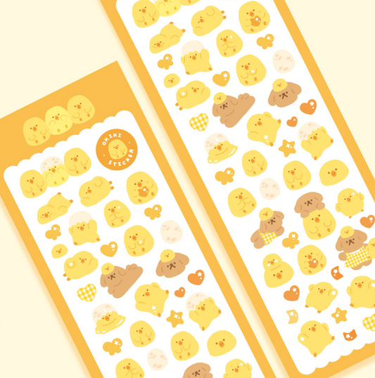 ｜OKIKI｜ Yellow Duck Sticker