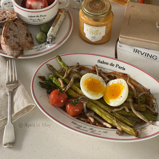 ｜April in May｜ Salon de Paris Oval Plate (M)
