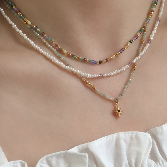 ｜moat｜ Sunny Beads Necklace