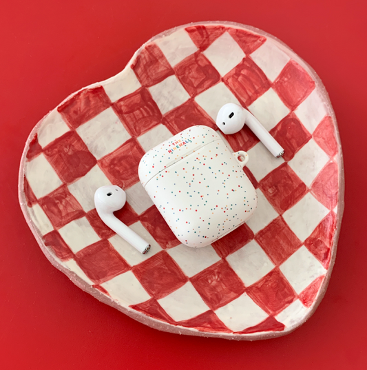 ｜THENINEMALL｜ Rainbow Sand Pattern AirPods Case