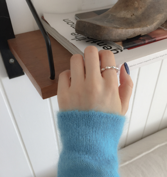 ｜moat｜ Jade Ring (silver925)