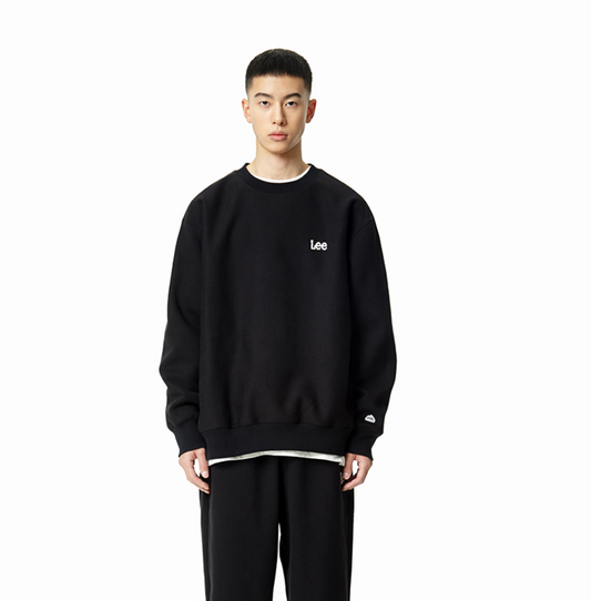 ｜LEE｜ Reverse Weave Small Twitch Logo Sweatshirt (4colour)