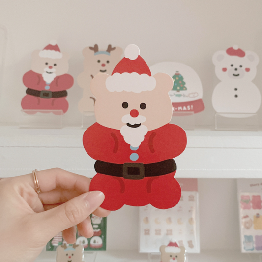 ｜malling booth｜ Santabear Christmas Card