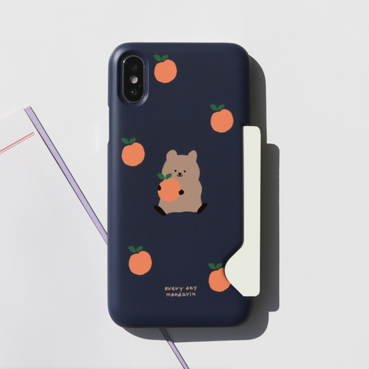 ｜MOMO CASE｜ 319 만다린쿼카(네이비) Phone Case
