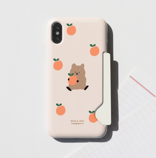｜MOMO CASE｜ 318 만다린쿼카(크림) Phone Case