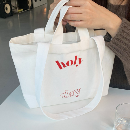 ｜PPP studio｜ Holy Day Bag (White)