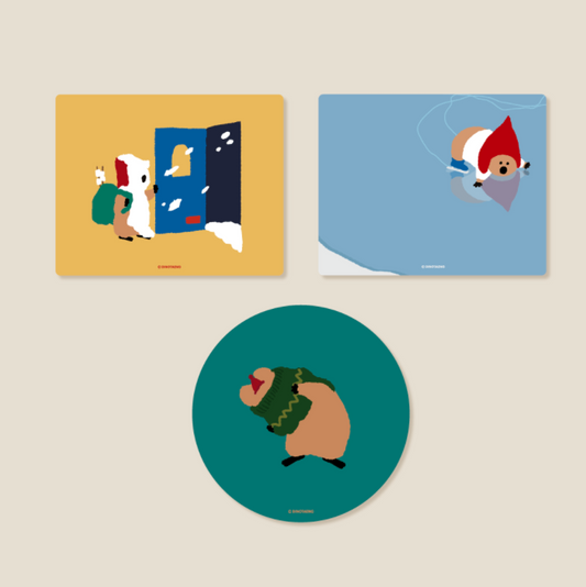 ｜Dinotaeng｜ Quokka's Winter Troubles Mousepad