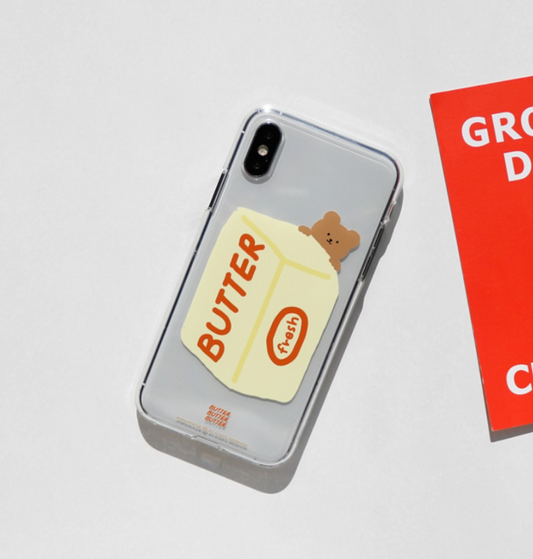 ｜MOMO CASE｜ 401 버터안곰 Jelly Case