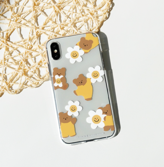 ｜MOMO CASE｜ 383 데이지샤워 Jelly Case