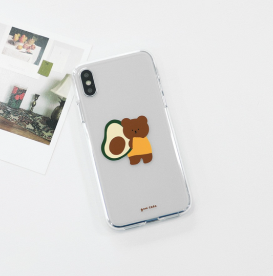 ｜MOMO CASE｜ 348 카도조아곰 Jelly Case