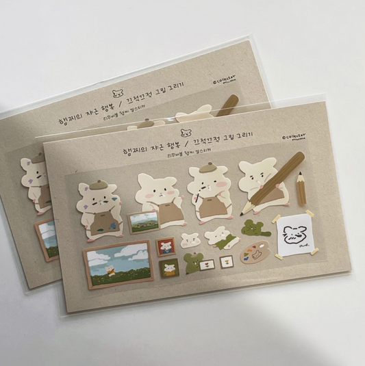 (現貨) ｜collector mumu｜ 끄적끄적 그림 그리기어 Sticker