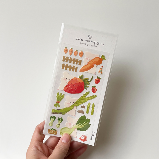 ｜collector mumu｜ 거대 야채농장 Sticker