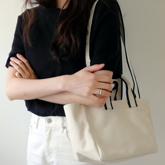 ｜unfold｜ Mini Two-tone Strap Bag (2colour)