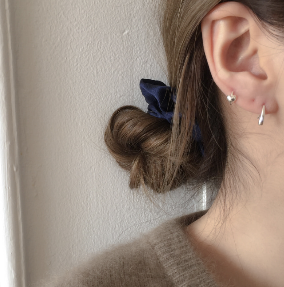 ｜moat｜ Mini Hook Earring (silver925)