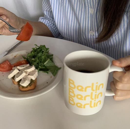 ｜sunday morning plate｜ City mug 11oz - Berlin