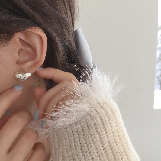 ｜moat｜ Sweet Heart Earrings (silver925)