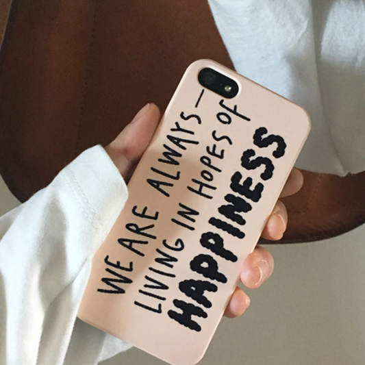 ｜Malgrecela｜ IPhone hard case - Hopes of Happiness