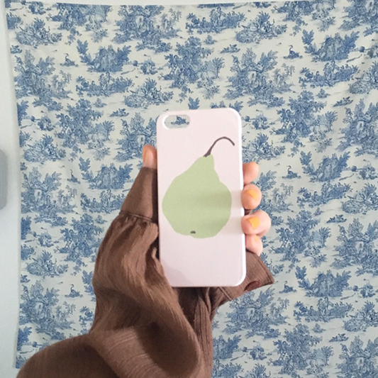 ｜Malgrecela｜ IPhone hard case - Pear