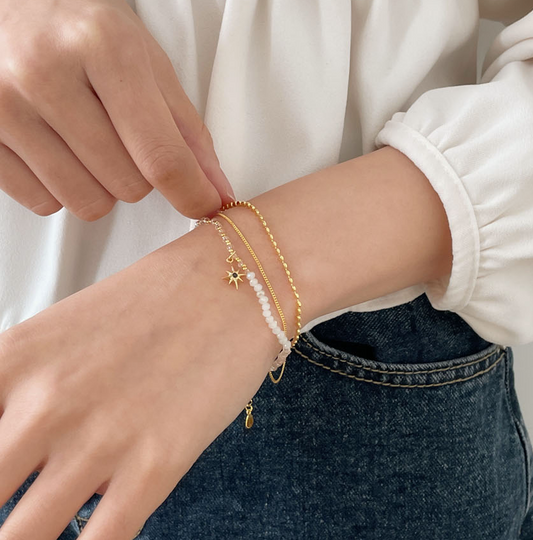 ｜SOYE PI-NE｜ Light Beads Color Bracelet