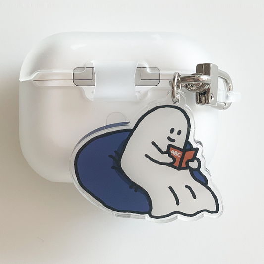 ｜PERCENTAGE｜ Ghost Book Club Keyring