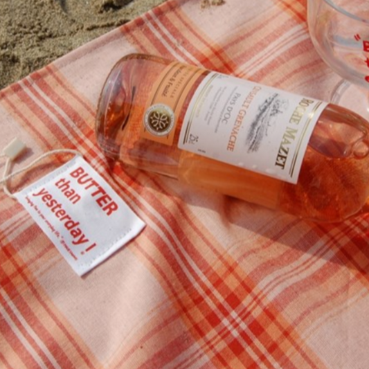 ｜MADE FANNIE｜ BUTTER Peach Jam Picnic Mat