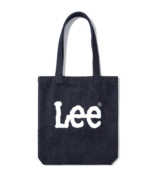 ｜LEE｜ Big Twitch Logo Eco Bag Indigo Dark