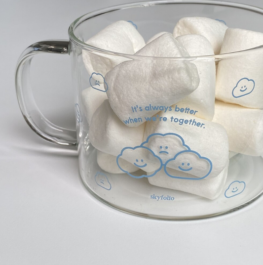 ｜skyfolio｜ Cloud Cereal Mug Blue 550ml