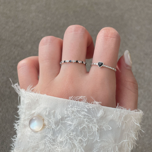 ｜SOYE PI-NE｜ Darling Heart Ring Set