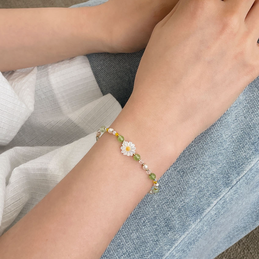 ｜SOYE PI-NE｜ Morning Daisy Bead Bracelet