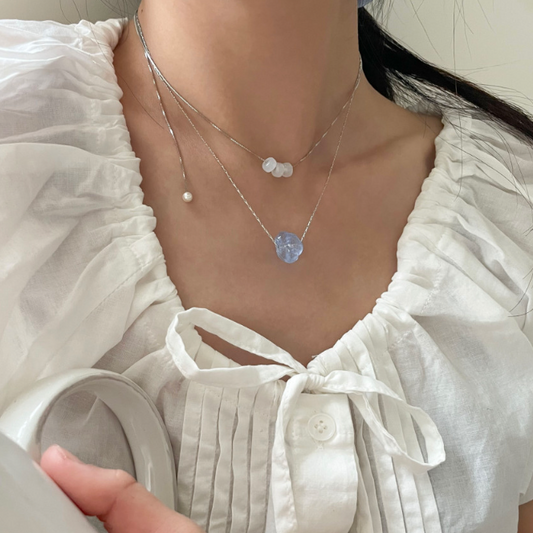 ｜DUNGEUREON｜ Rose Glass Necklace