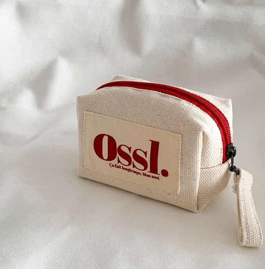 ｜OSSL｜ Cherry Zipper Pouch