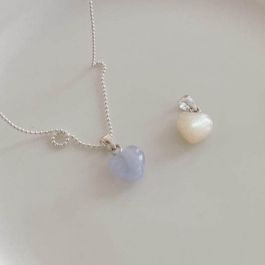｜SOYE PI-NE｜ Pearl Heart Necklace