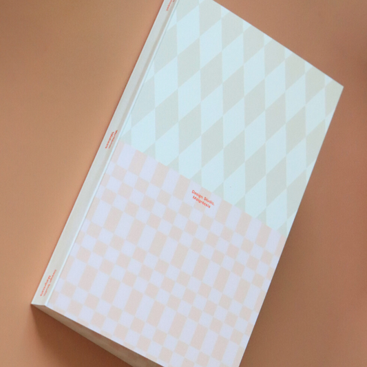 ｜Malgrecela｜ Long Memopad - Apricot Argyle