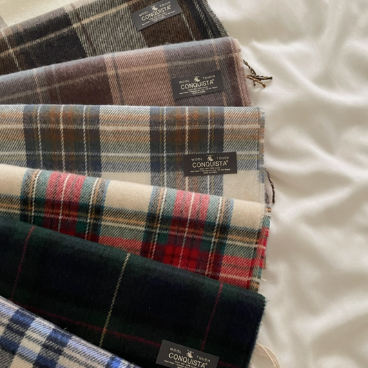 ｜SOYE PI-NE｜ Sweet Mini Check Muffler