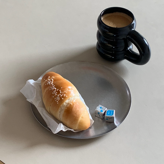 ｜SINON SHOP｜ Ageuda Stainless Steel Round Plate Tray