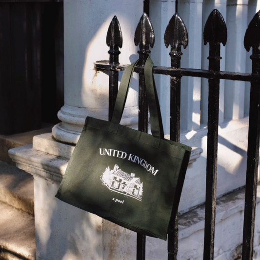 ｜a.poel｜ UK Canvas Bag (Green)