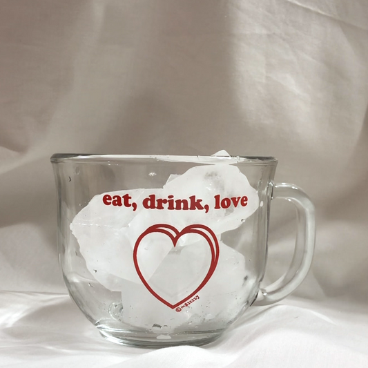 ｜MAZZZZY｜ Eat, drink, love Cereal Mug 473ml