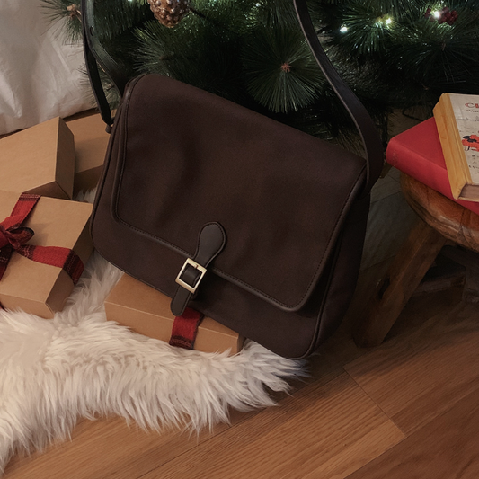｜SLOWAND｜ # LENTO Tito Vintage Suede Bag (PRE-ORDER)