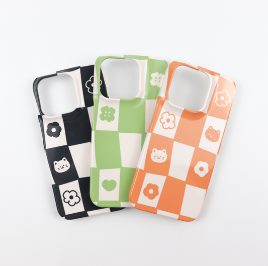｜TETEUM｜ CHECKER BOARD CASE