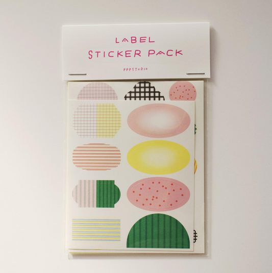 ｜PPP Studio｜ Label Sticker Pack