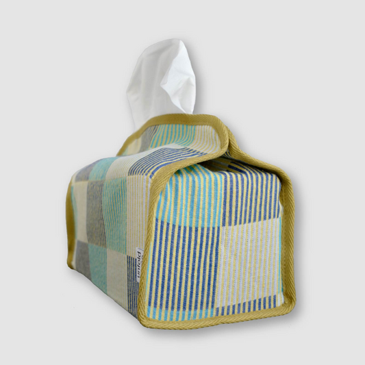 ｜unfold｜ Patchwork Tissue Cover (yellow)