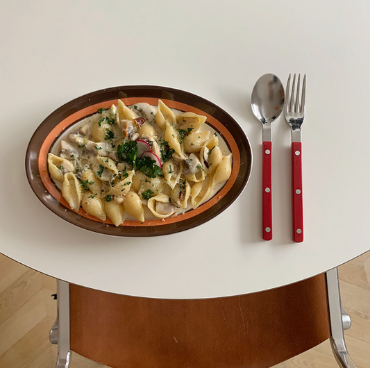 ｜SINON SHOP｜ Bistro Oval Plate (Orange)