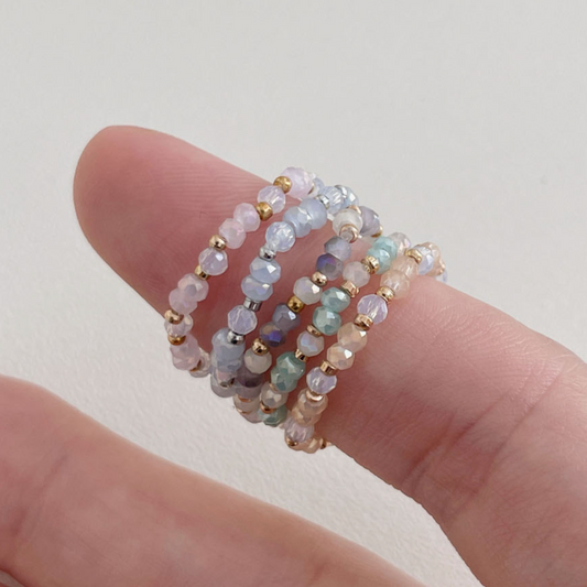 ｜SOYE PI-NE｜ Flower Garden Beads Ring